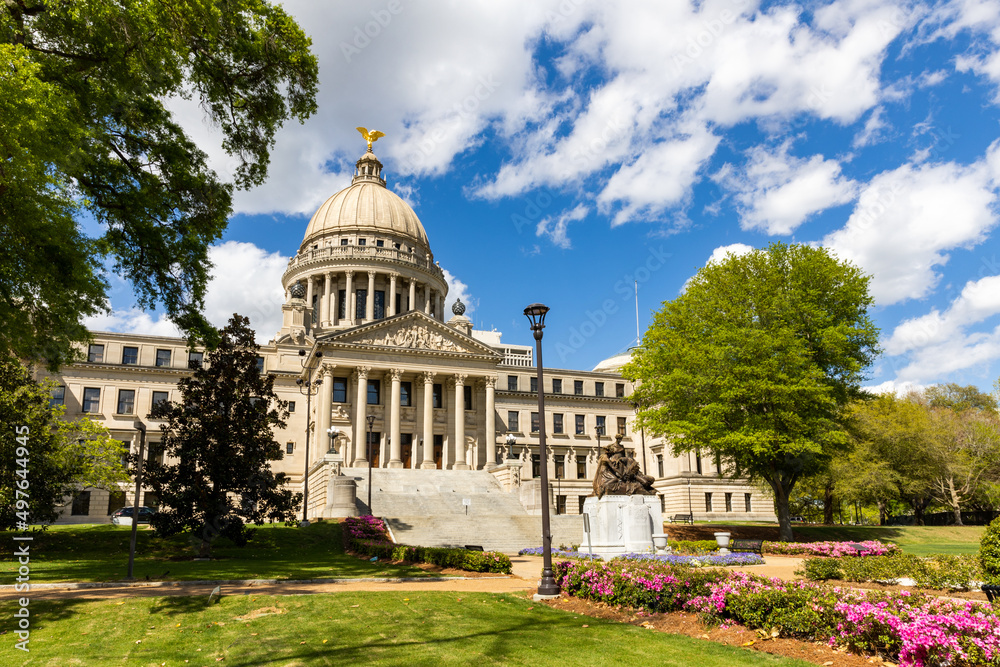The Mississippi Capitol Building in Jackson, MS