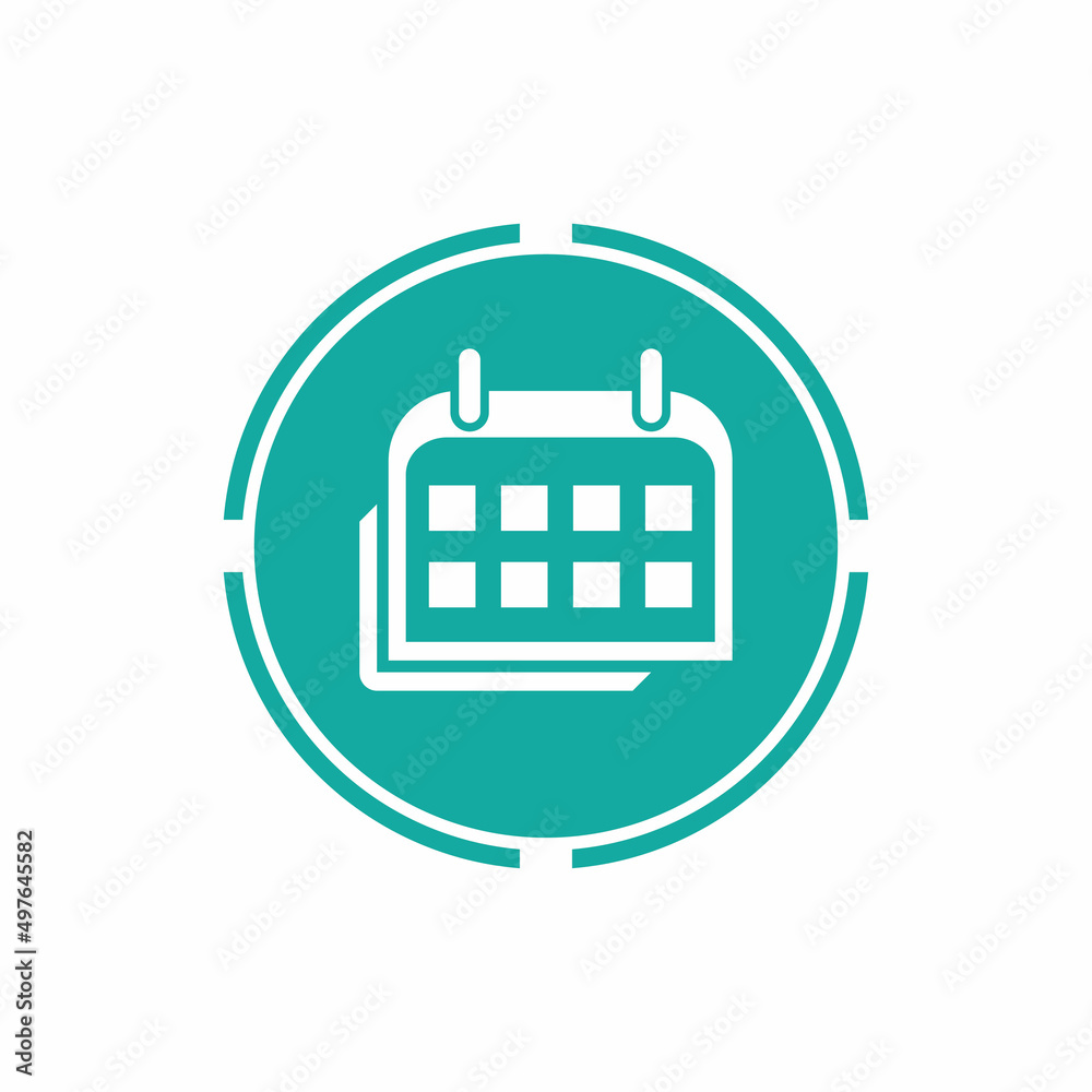 Calendar icon illustration vector background Calendar icon illustration vector background