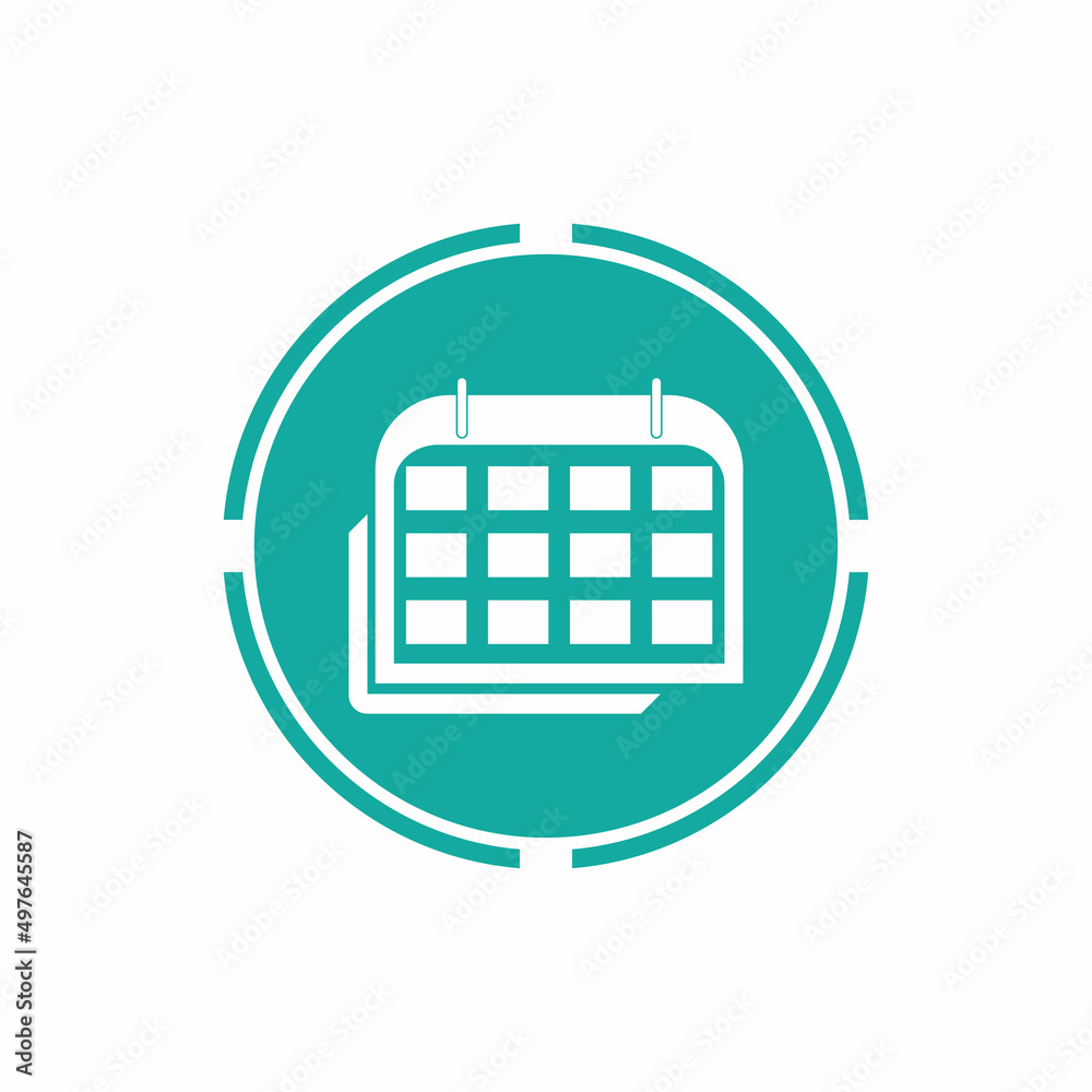 Calendar icon illustration vector background Calendar icon illustration vector background