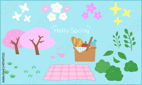 spring vector set