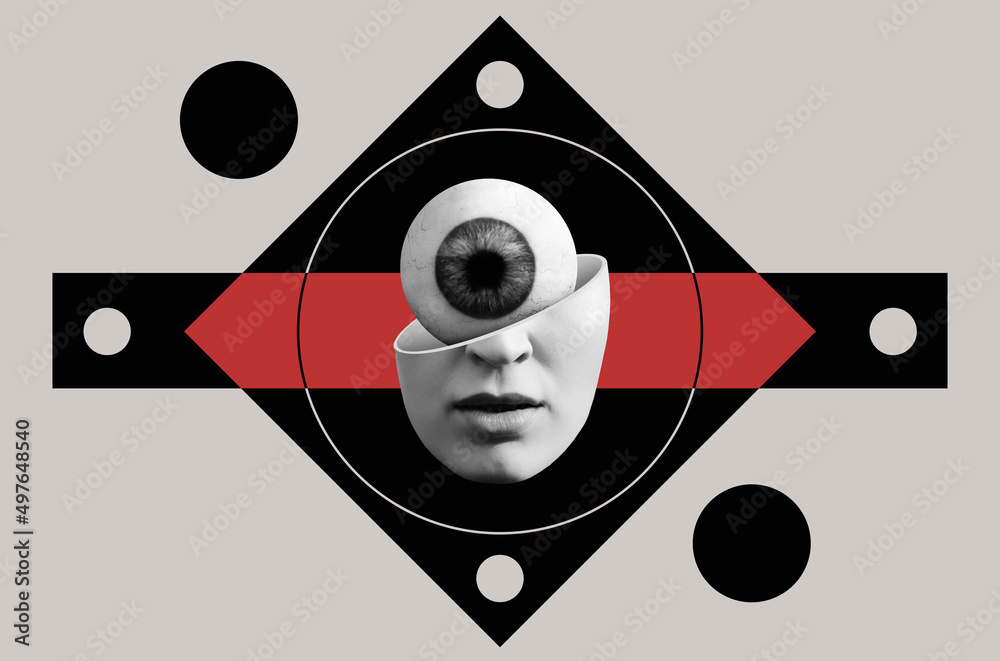 © Evgeniy Shvets/Stocksy - Collage art in surrealism style