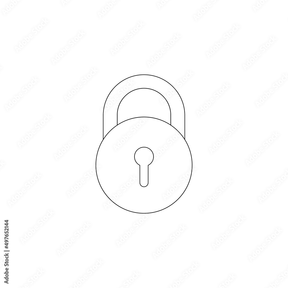 padlock icon vektor illustration design padlock icon vektor illustration design