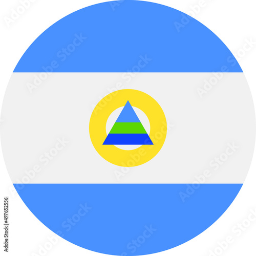 nicaragua Flag Vector
