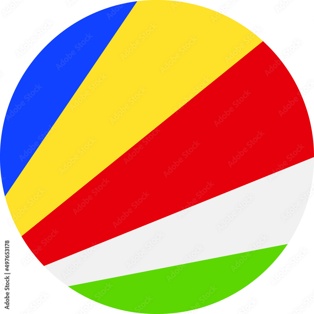 seychelles Flag Vector seychelles Flag Vector