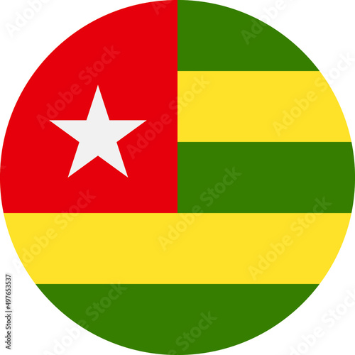 togo flag vector