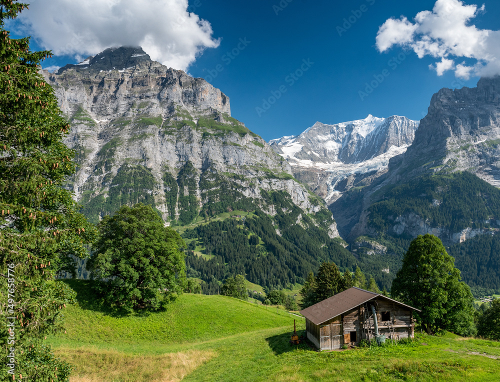 alpine hut above Grindelwald