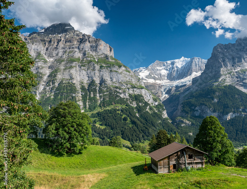 alpine hut above Grindelwald