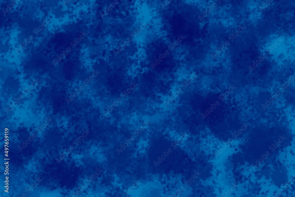 Tie dye pattern. Abstract modern background. Blue texture.