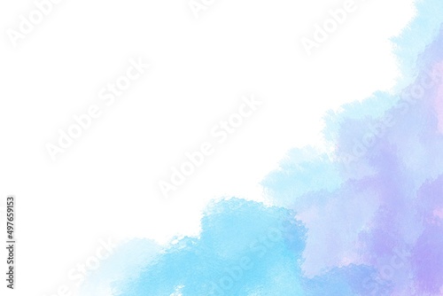 Abstract modern blue purple background. Watercolor illustration.