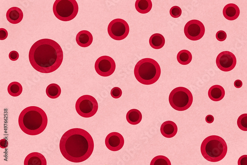 Red blood cells illustration photo