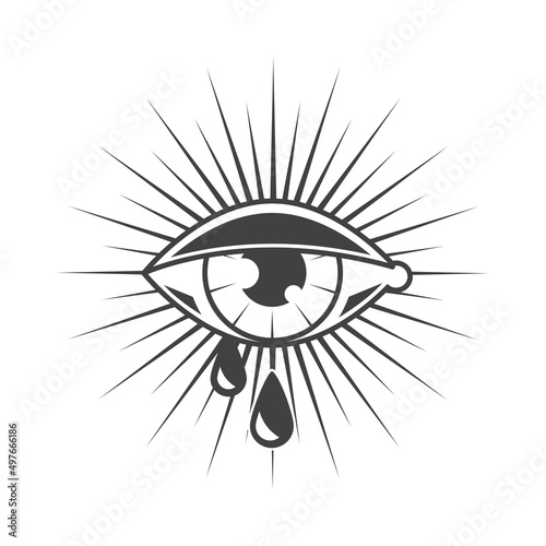 tattoo crying eye