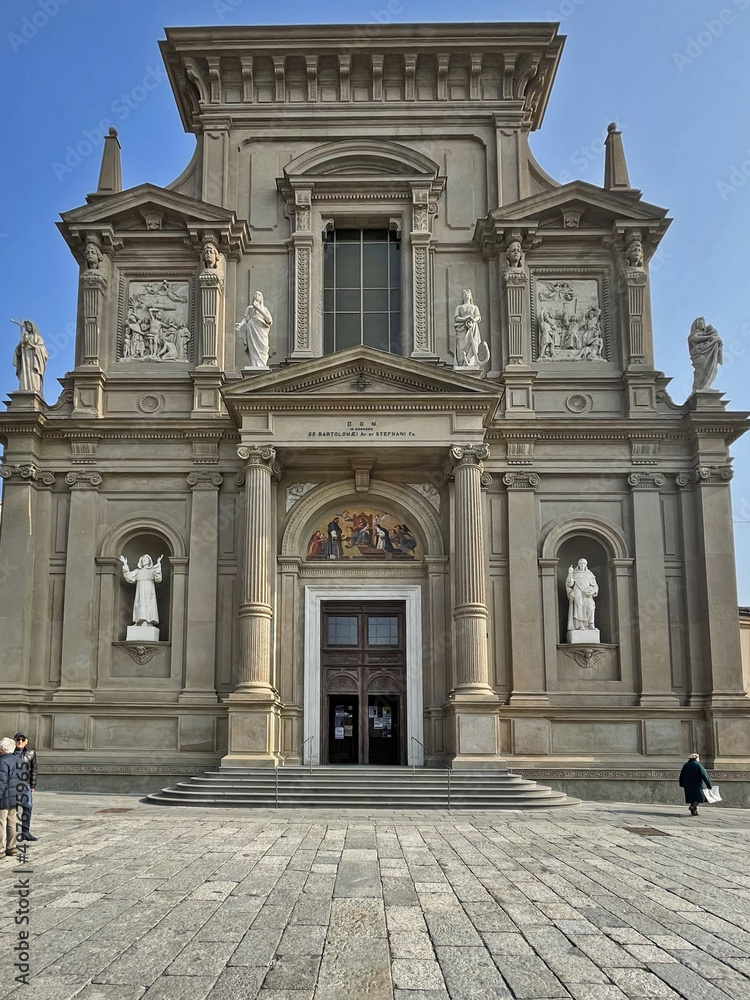Fototapeta premium Bergamo, Chiesa dei Santi Bartolomeo e Stefano