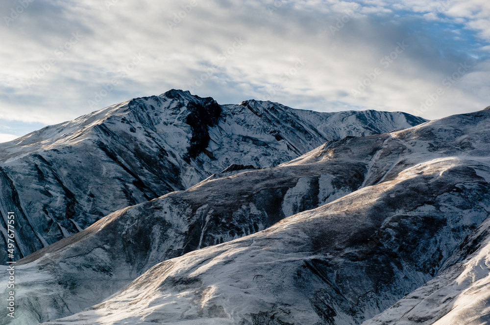 Obraz premium Ancient settlement in the mountains, Xinaliq, Azerbaijan