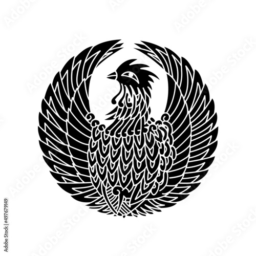 鳳凰紋・変り鳳凰の丸（かわりほうおうのまる）