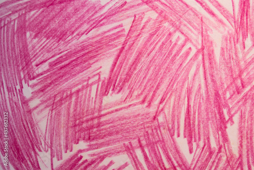 Canvastavla Bright pink pencil background. The basis for your design.