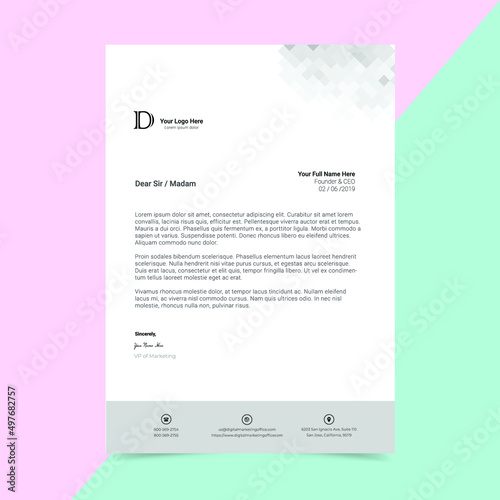 modern design template for website