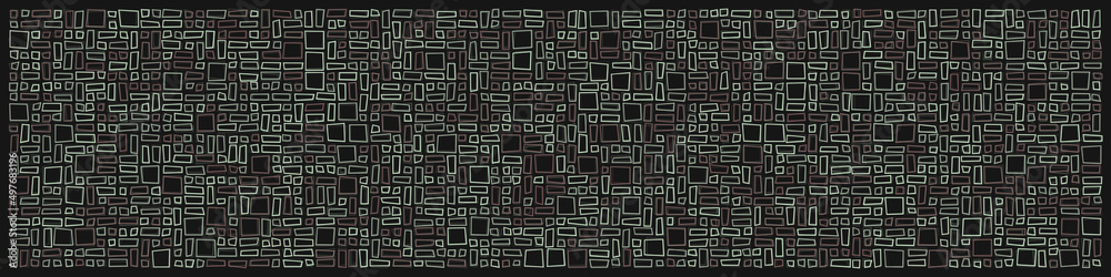 Offset Quads generative art background art illustration Offset Quads generative art background art illustration