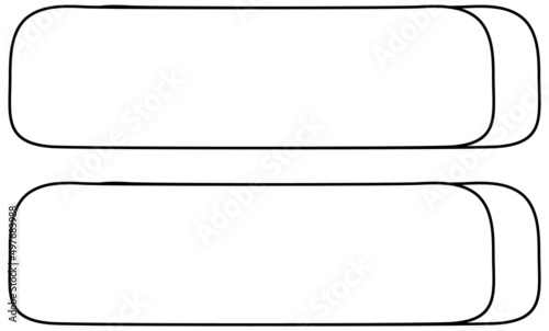 Mathematics equals sign doodle outline for colouring