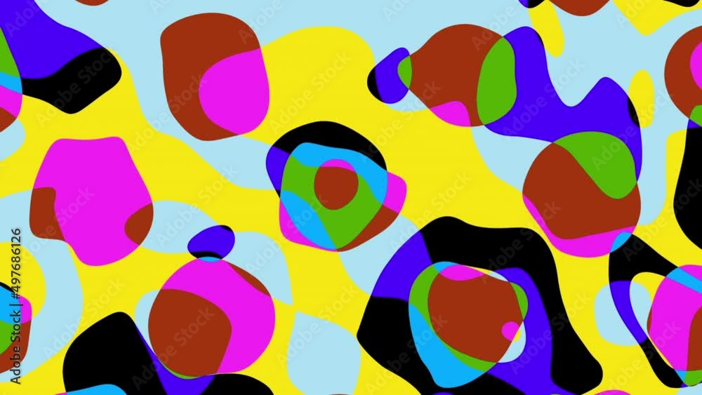 Psychedelic moving background