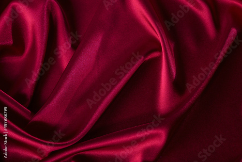 Elegant satin fabric to use as an abstract background. Luxury background design for valentine's day