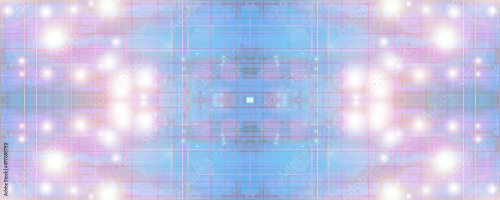 Abstract futuristic grid shape background image.
