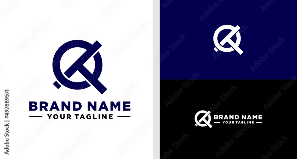 QT LOGO MONOGRAM SIMPLE EDITABLE QT LOGO MONOGRAM SIMPLE EDITABLE