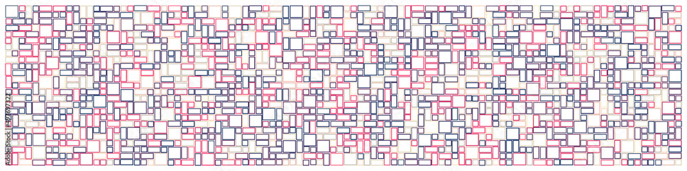Offset Quads generative art background art illustration Offset Quads generative art background art illustration