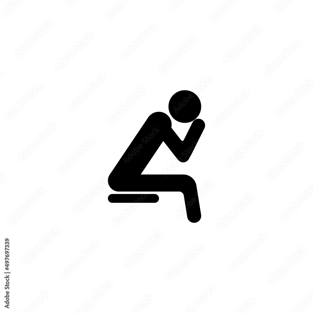 person sitting icon illustration design person sitting icon illustration design