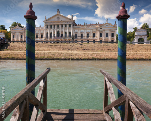 Strà, Venezia. Exterior of Villa Pisani, also said la Nazionale after the vaporetto' stop on the river Brenta 