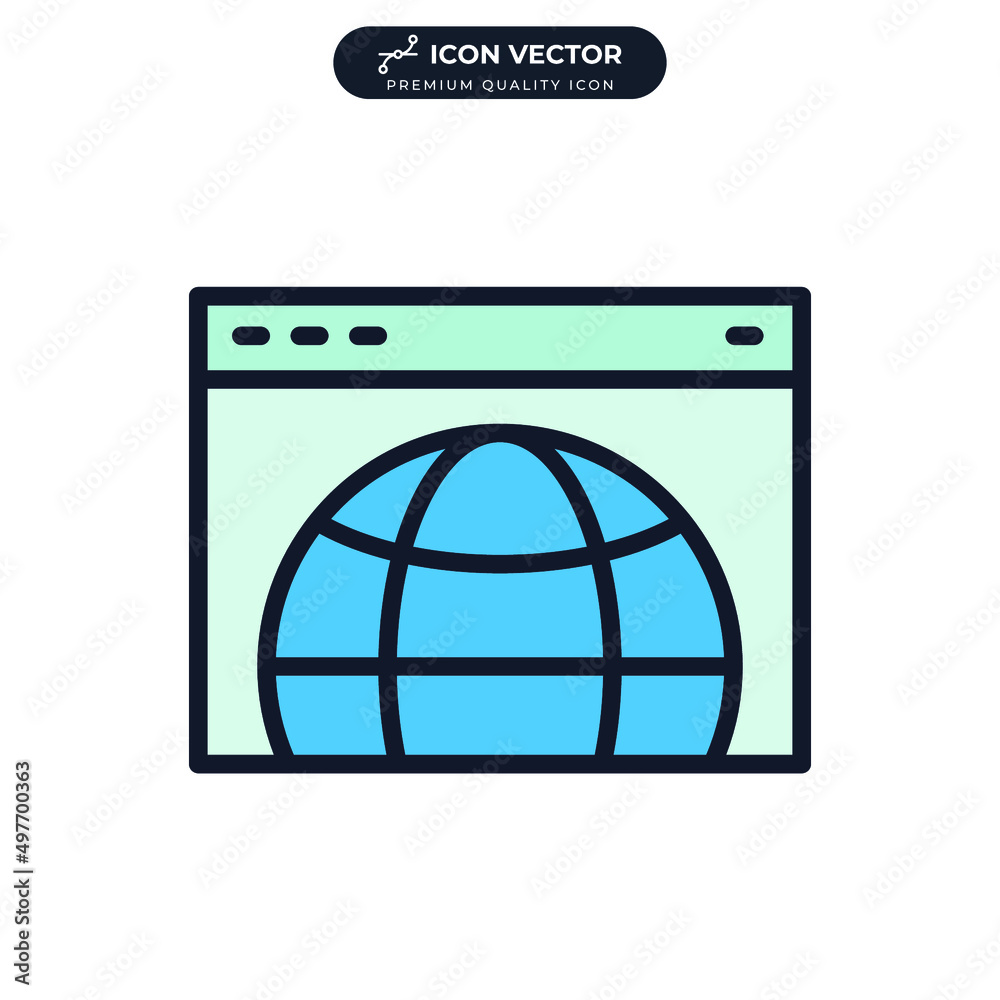 website icon symbol template for graphic and web design collection logo vector illustration website icon symbol template for graphic and web design collection logo vector illustration