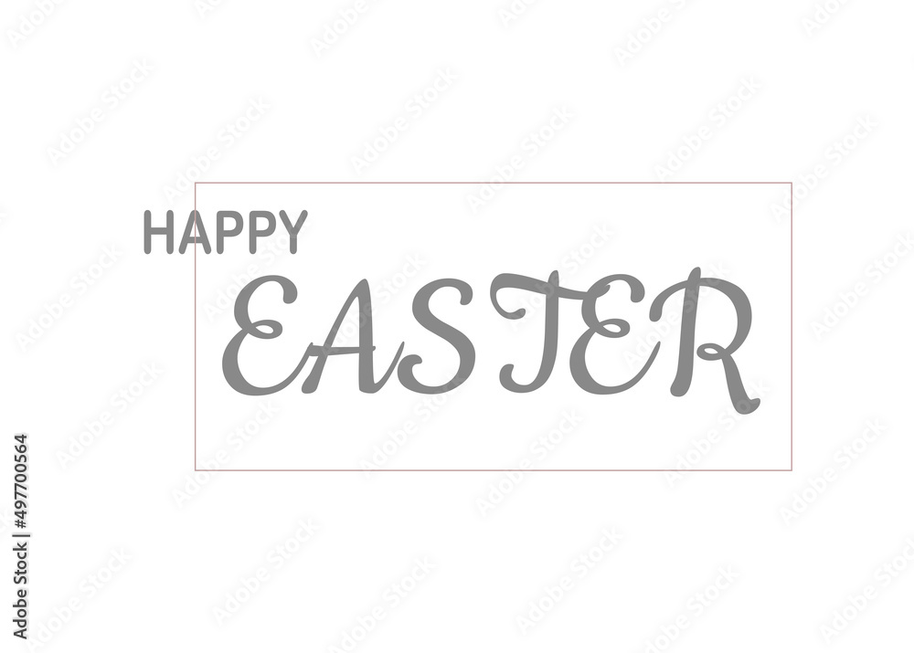 Happy easter greeting card. Illustration. Design layout for invitation, card, flyer, banner, poster. Elegant design Happy easter greeting card. Illustration. Design layout for invitation, card, flyer, banner, poster. Elegant design