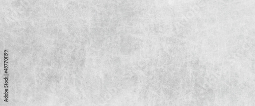 White watercolor background painting with cloudy distressed texture and marbled grunge, white background paper texture and vintage grunge, soft gray or silver vintage colors. 