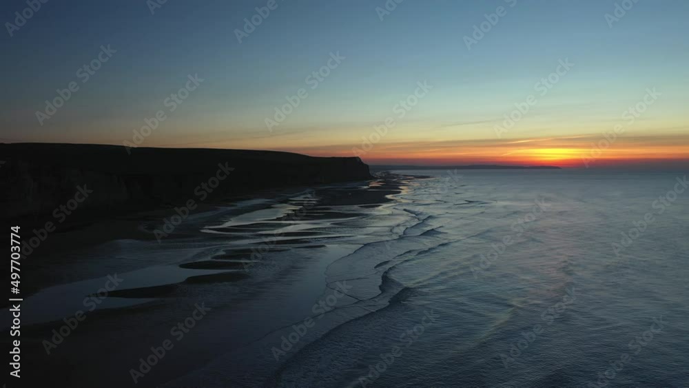 Sunset at Cap Blanc-Nez, France, Opal Coast Sunset at Cap Blanc-Nez, France, Opal Coast
