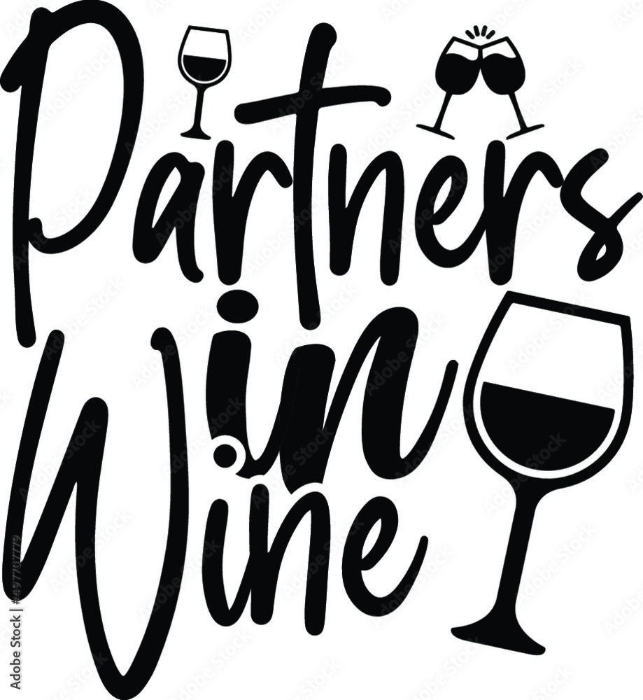 Obraz premium Wine Svg Design