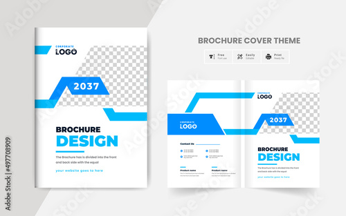 Corporate company profile business brochure template layout creative and clean annul report professional business brochure template design fully editable