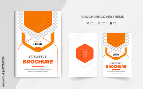 Corporate company profile business brochure template layout creative and clean annul report professional business brochure template design fully editable