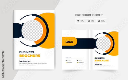 Corporate company profile business brochure template layout creative and clean annul report professional business brochure template design fully editable