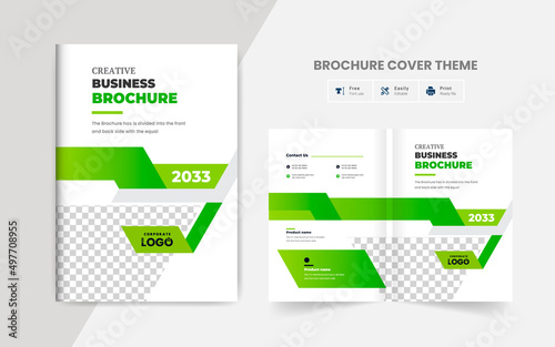 Corporate company profile business brochure template layout creative and clean annul report professional business brochure template design fully editable