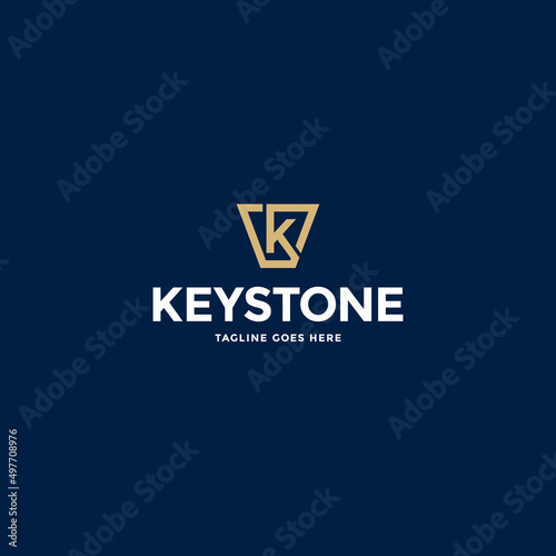 Canvas-taulu Keystone logo or icon design