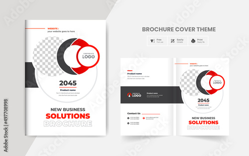 Corporate company profile business brochure template layout creative and clean annul report professional business brochure template design fully editable