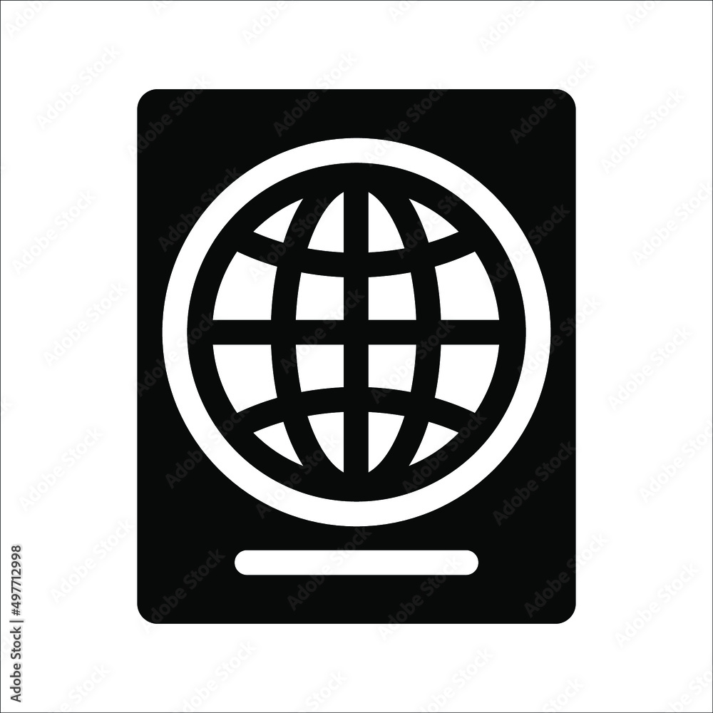 Passport, vector, icon, logo Illustration. on a white background. Passport, vector, icon, logo Illustration. on a white background.