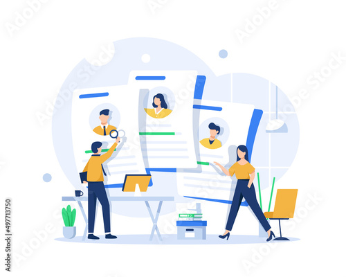 Human Resources Manager Searching for Candidate,performance management, find employee