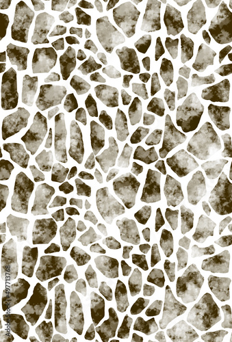 Seamless dalmatian pattern, animal print.