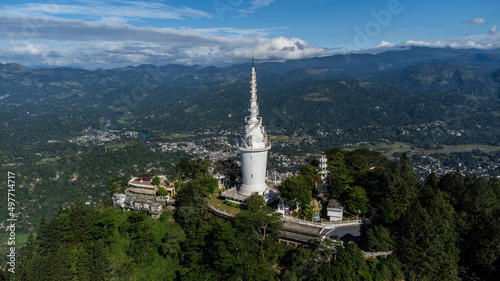 The most unusual temple. Tower with spiral staircase.