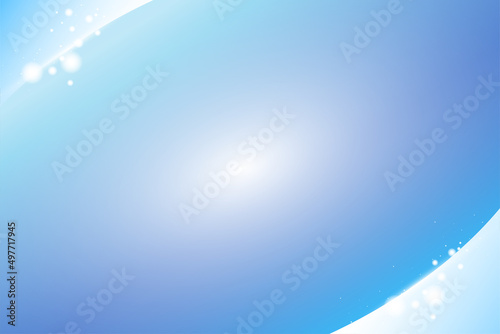 blue blurred bokeh abstract for background