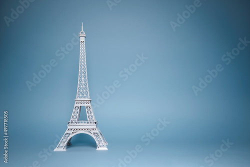 Isolated Eiffel Tower model