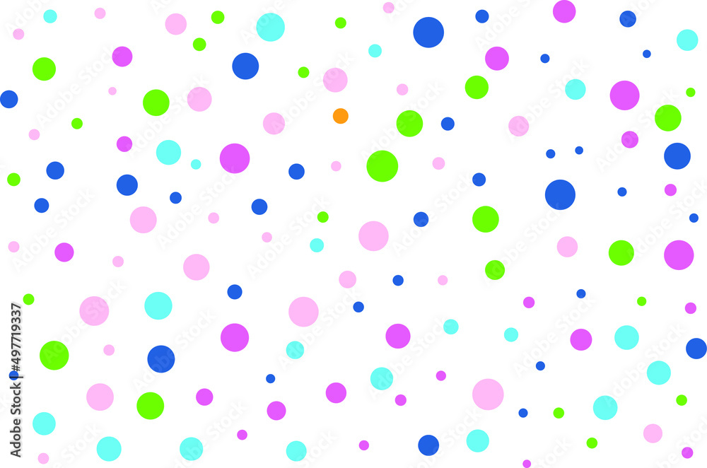 Colorful dots child holiday background Colorful dots child holiday background