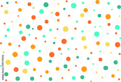 Colorful dots child holiday background