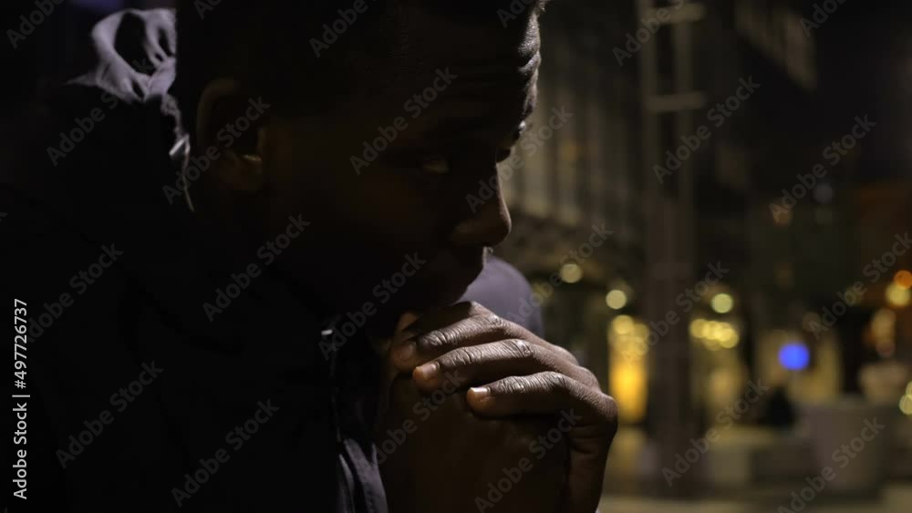anxiety, worry - black man in trouble thinks about how to find a solution anxiety, worry - black man in trouble thinks about how to find a solution