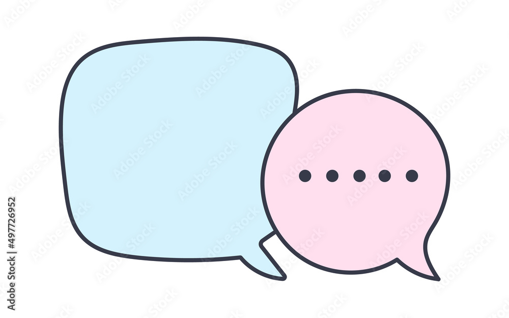 Quotes speech bubble icon. Vector illustration Quotes speech bubble icon. Vector illustration